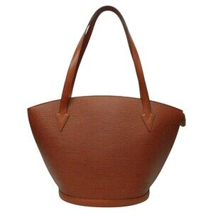 LOUIS VUITTON Saint Jacques Tote Shoulder Bag Epi Leather Brown